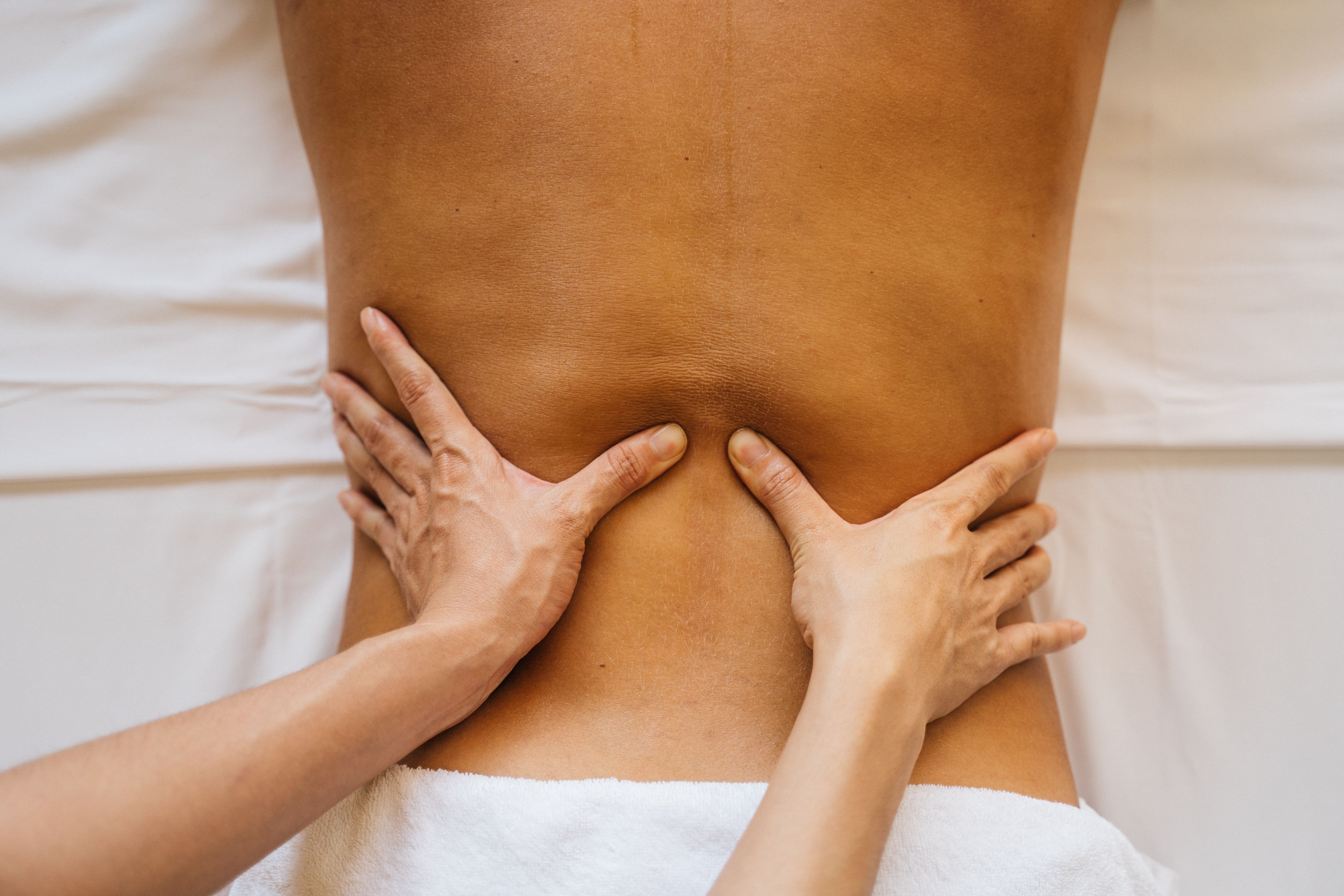 A calming massage therapy session